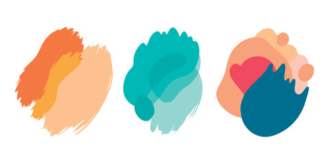 Signals Abstract Paint Strokes & Splatter Collection – Grunge Brushes and Ink Blots