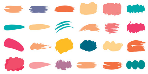 Signals Abstract Paint Strokes & Splatter Collection – Grunge Brushes and Ink Blots