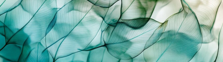An abstract ceramic tile pattern with ornamental leaves