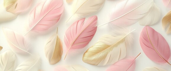 In watercolor style, this banner features tropical plants in brown and yellow, with gold elements in a line style art background. Use this banner for wallpaper, packaging, print or textile designs.