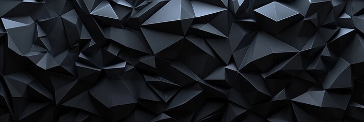 Background of black stone on dark brutal wall.