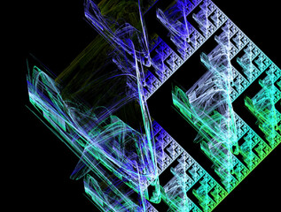 Imaginatory fractal abstract background Image
