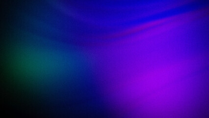 Fototapeta premium Abstract gradient with a grainy texture, showcasing deep tones of purple, blue, and green. Perfect for 4K wallpapers, backgrounds, banners, and digital designs