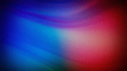 A bold abstract gradient featuring deep transitions of blue, red, and purple hues with a grainy texture. Ideal for 4K backgrounds, wallpapers, and creative designs