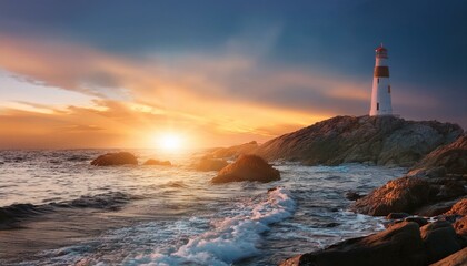 Light house at the bay