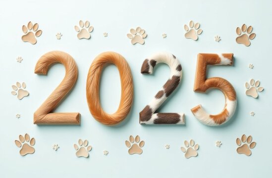 2025 made from dog fur for animal themes