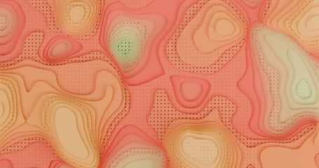 Layered Topography abstract pattern with waves