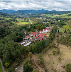 Krajobraz po powodzi 2024 na Dolnym Slasku © sopthedrone