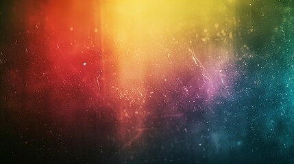Abstract Background with Multicolored Gradient and Light Specks