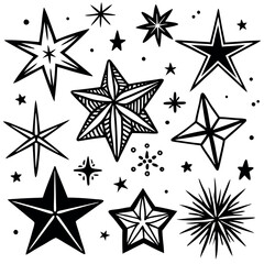 Obraz premium seamless pattern with stars
