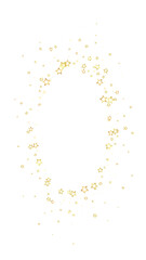 Obraz premium Gold sparkling star confetti.