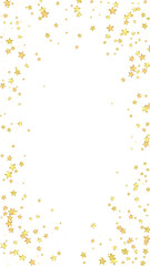 Magic stars vector overlay.  Gold stars scattered