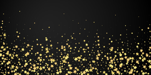 Magic stars vector overlay.  Gold stars scattered