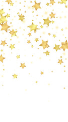 Magic stars vector overlay.  Gold stars scattered