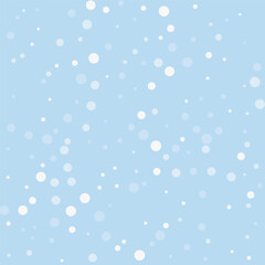 Magic falling snow christmas background. Subtle