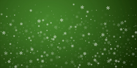 Snowfall overlay christmas background. Subtle