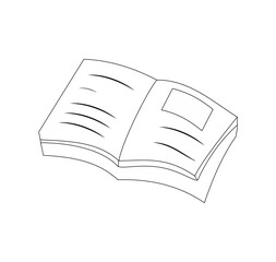 open book illustration