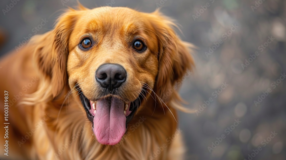 Poster Golden Retriever Portrait