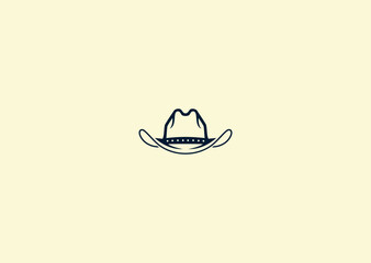 Vector illustration of Cowboy Logo Design