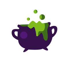 Caldero de bruja Halloween