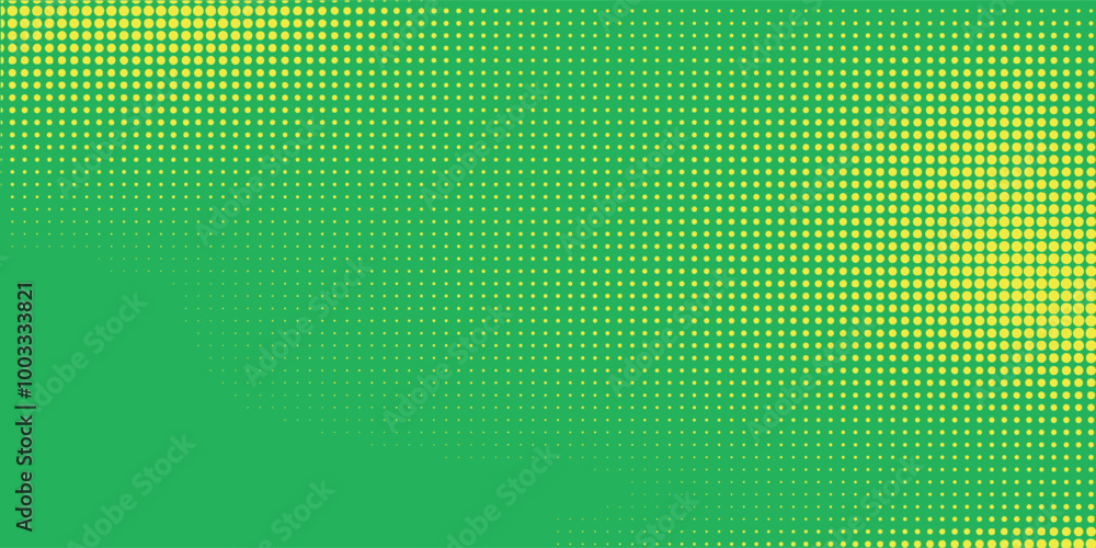 Wall mural dots halftone yellow green color pattern gradient texture background.