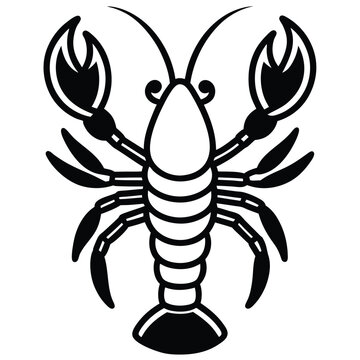 recommend clip art: lobster vector logo design template