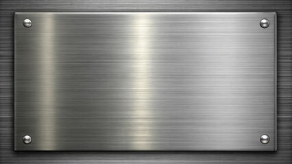 Fine brushed wide metal steel aluminum plate with variety of textures and finishes , shiny, industrial, metallic, brushed