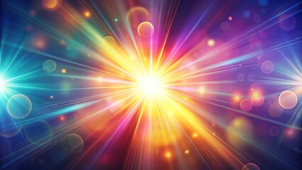 Light lens flare texture background with vibrant colors and soft focus, lens flare, light effect, texture, background