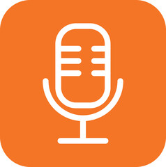microphone icon illustration