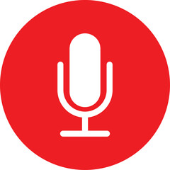 microphone icon vector illustration