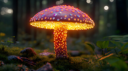 Fototapeta premium Gemstone Mushroom