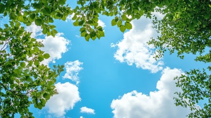 Obraz premium Looking Up At The Sky