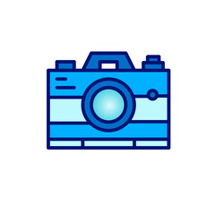 camera icon vector simple design illustration 