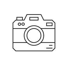 camera icon vector simple design illustration 