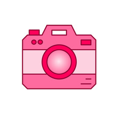 camera icon vector simple design illustration 