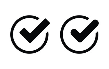 check mark icon, check mark sign vector	