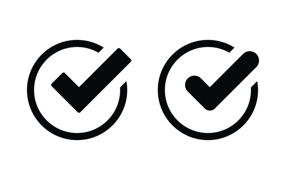 check mark icon, check mark sign vector	
