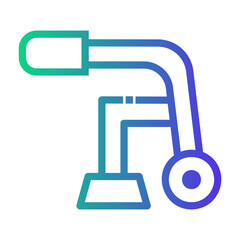 walker Line Gradient Icon