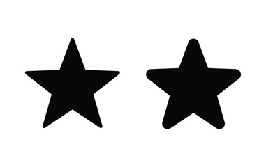 Fototapeta premium Star icon, star sign vector