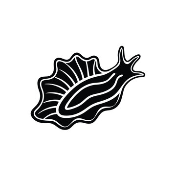 recommend clip art: nudibranch sea animal vector logo design