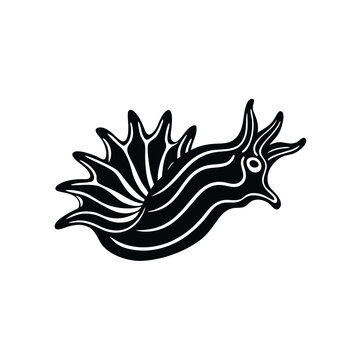 recommend clip art: nudibranch sea animal vector logo design