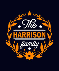 Monogram t-shirt design