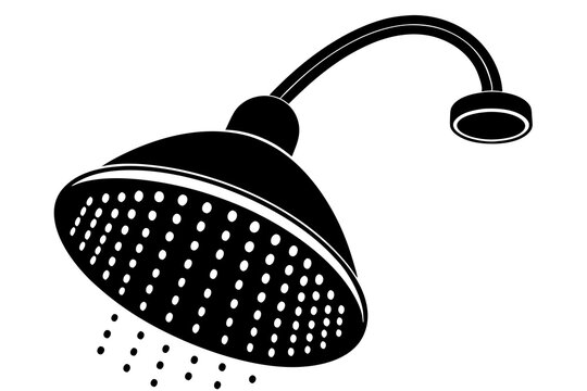 recommend clip art: shower head  silhouette icon illustration
