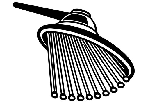 recommend clip art: shower head  silhouette icon illustration