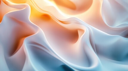 Obraz premium Abstract Swirling Texture in Warm and Cool Tones