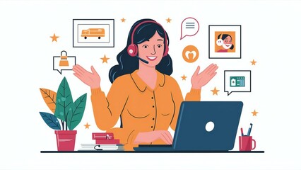 person working on laptop