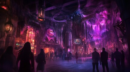 A creative design studio working on immersive environments for themed attractions, blending physical and digital experiences for guests.