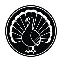 turkey design vector logo icon