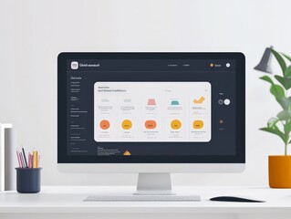 A virtual training platform dashboard displaying courses on technical skills, customer service, and leadership, available for self-paced learning.