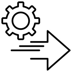 Speed Icon Outline Icon
